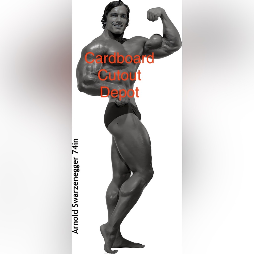 Arnold Schwarzenegger LIFE SIZE Cardboard Cutout with FREE SHIPPING